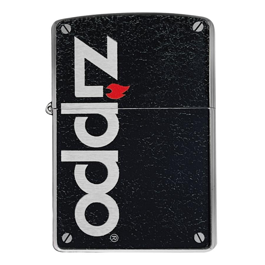 美國製造 | Zippo指定經銷商 Zippo ZA-3-276 / ZBT-3-276 雙面大標誌打火機 – 黑啞光超大 Zippo 徽章(極簡雙面版) Dual-Side Big Logo Lighter – Black Matte