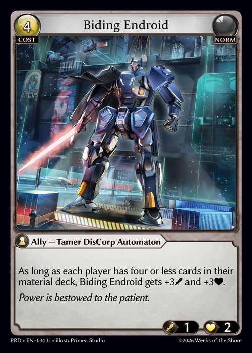 FOIL - Biding Endroid / PRD-034 (U)