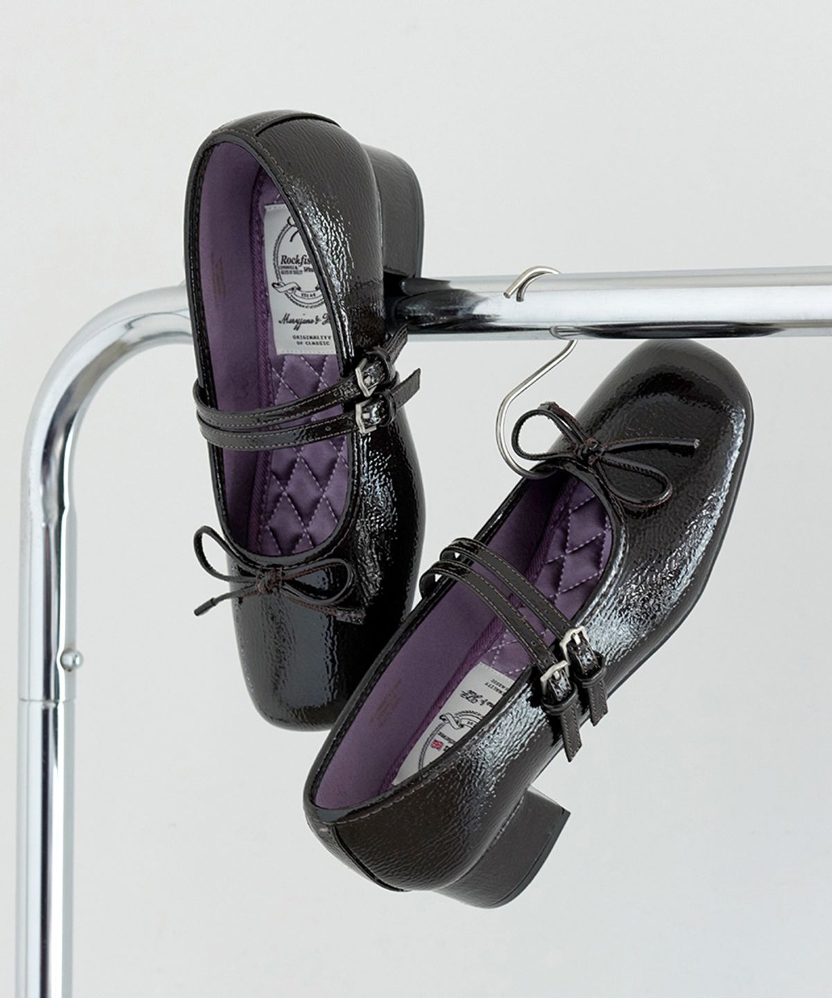  🇰🇷訂購｜Rockfish｜4cm - SQUARE TOE TWO STRAP MARYJANES