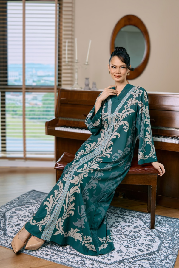 EGYPTIAN - TERATAI in Mystical Green