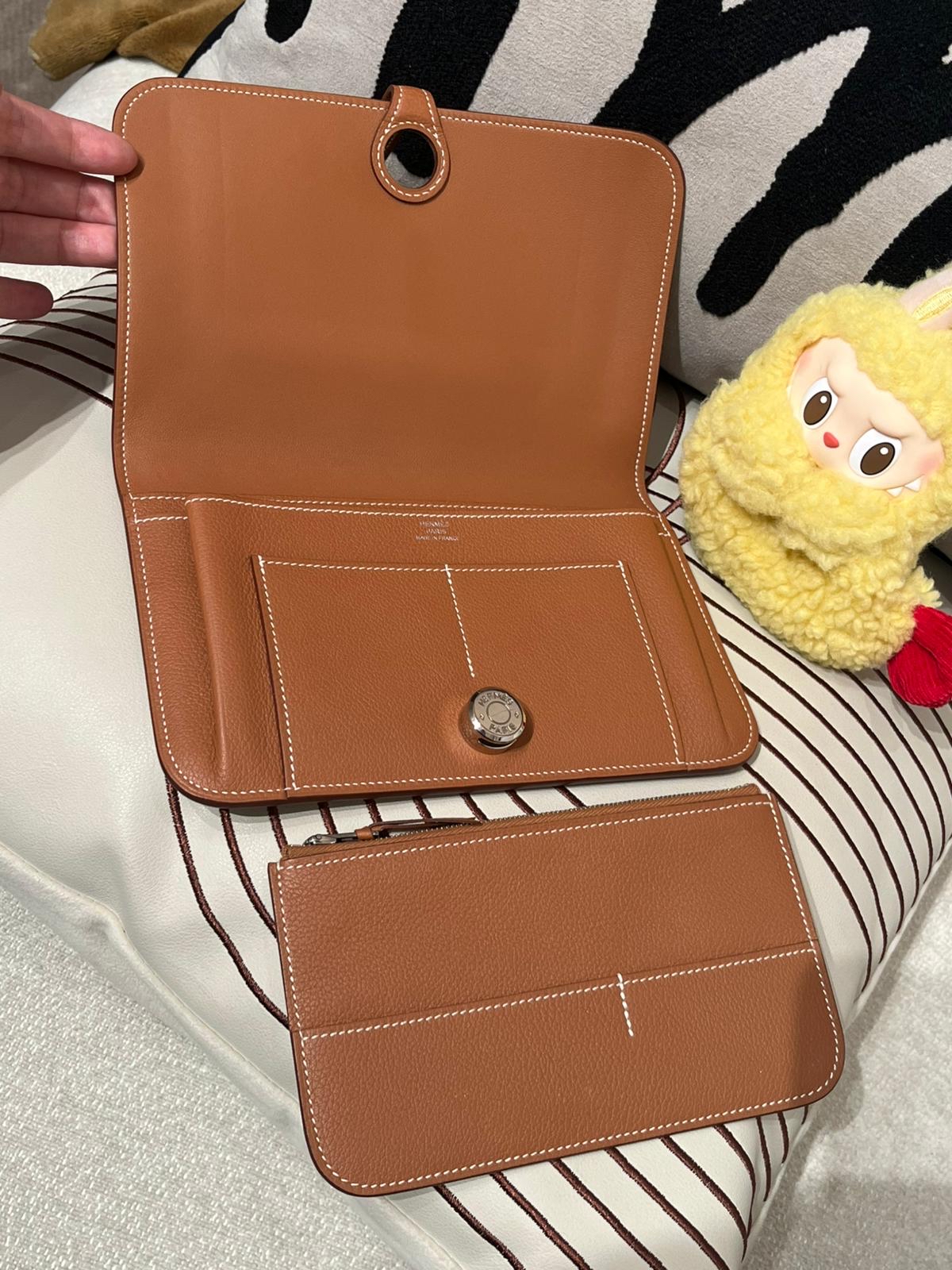 Hermes dogon duo WALLET ,STAMP U 100%Authentic ,unused 未使用品✅box 