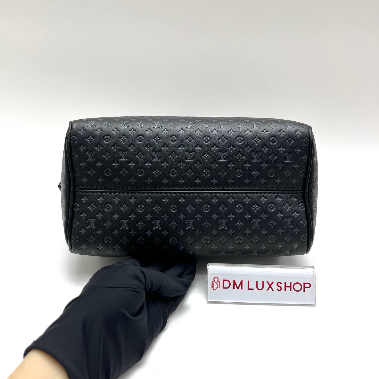LV Black Calfskin Speedy 20 GHW