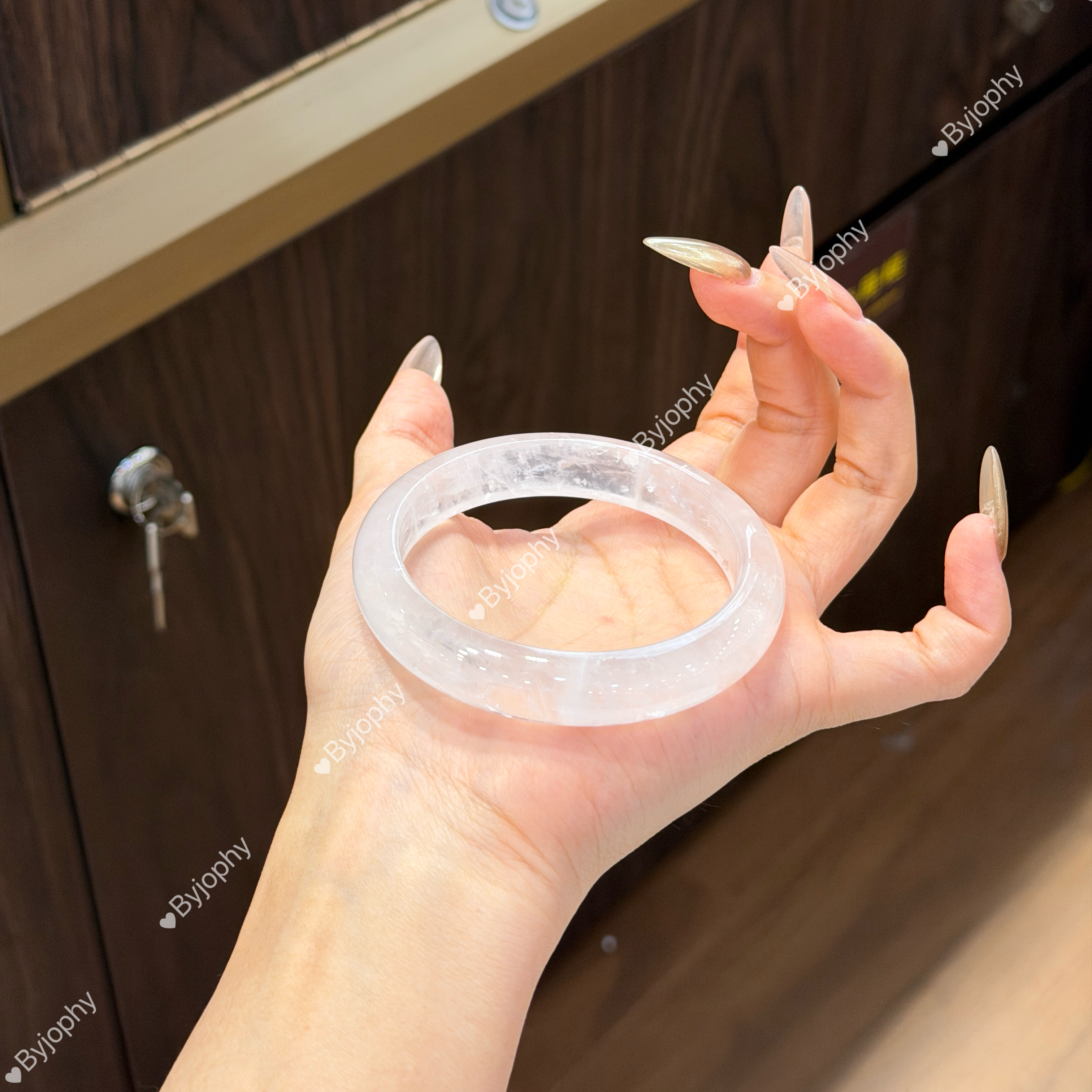 白月光水晶手镯