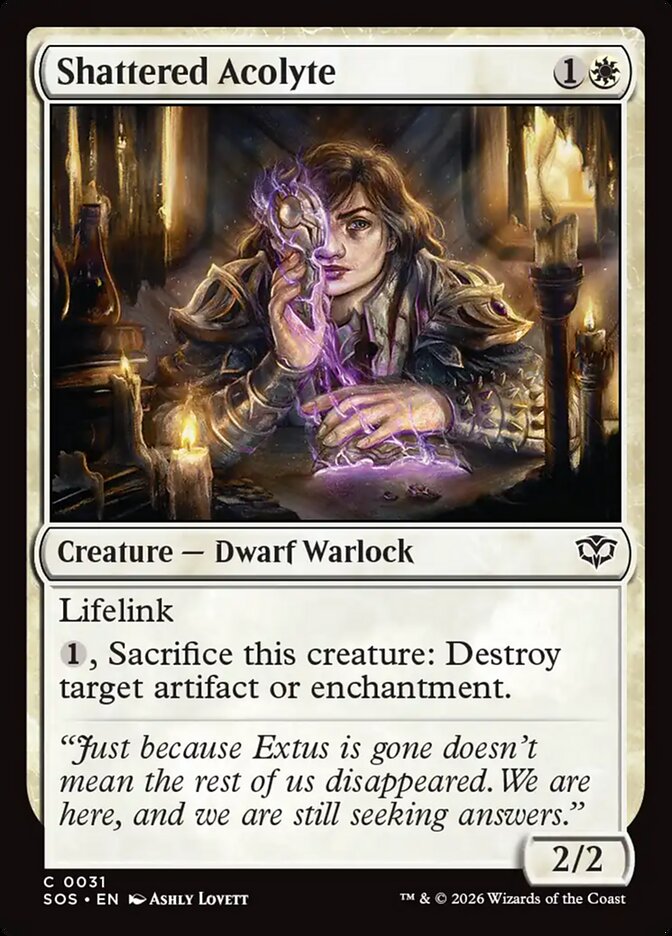 [EN] [Foil] Shattered Acolyte [SOS-031] C
