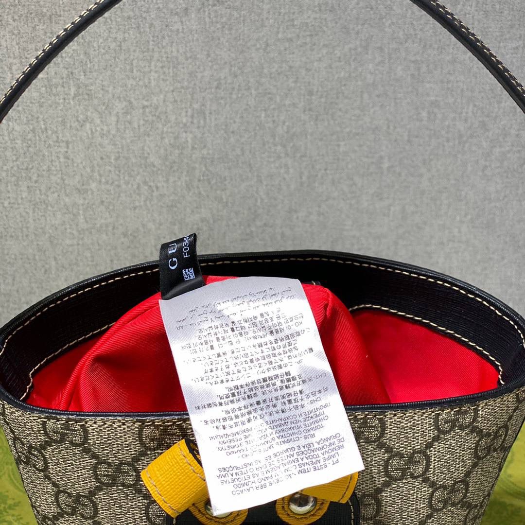 🔥大货实拍 𝙂𝙪𝙘𝙘𝙞 儿童包 小瓢虫系列 型号：666227 尺寸：11*20*16.5cm