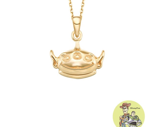 📦訂購 台灣代購 Disney 迪士尼 Toy Story 反斗奇兵 Alien 三眼仔 銀製頸鏈
