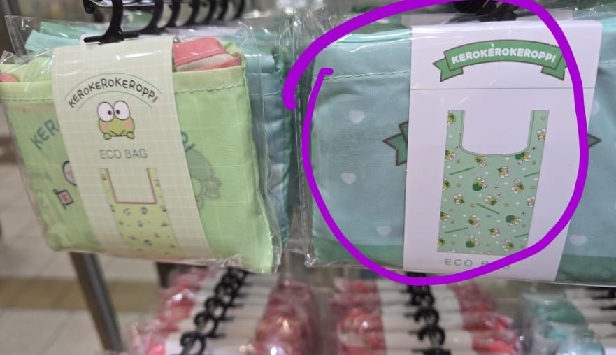 keroppi eco bag