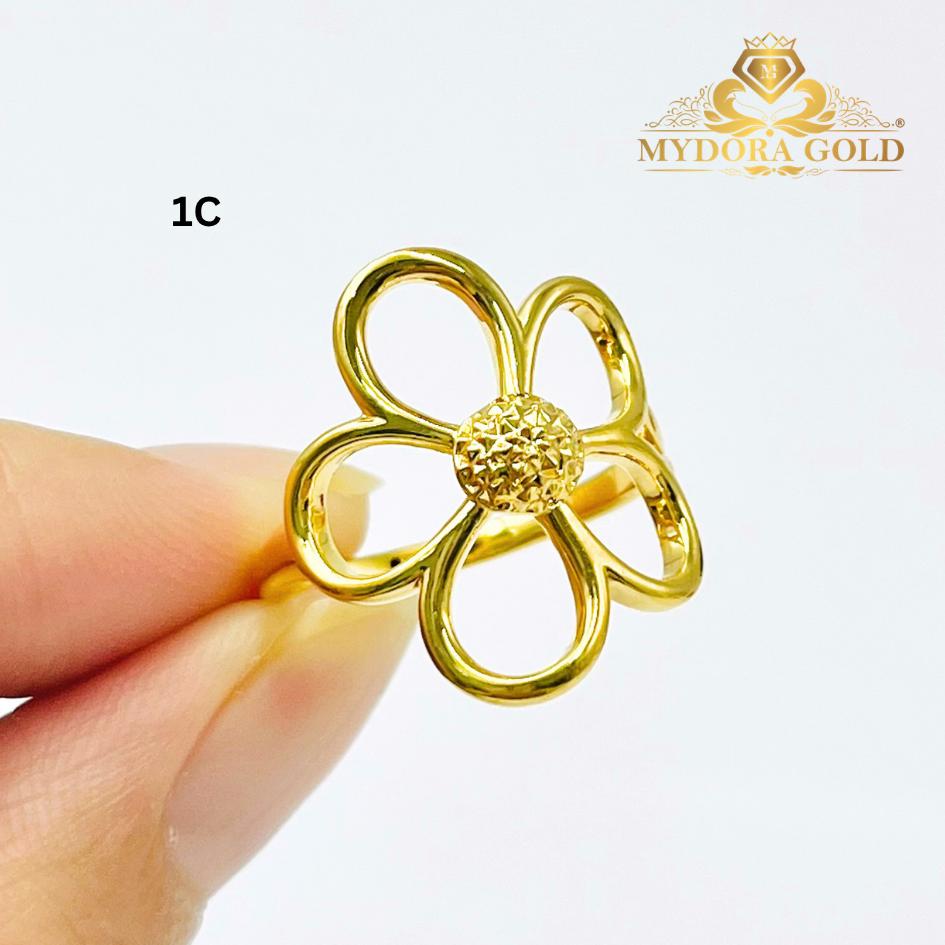 MYDORA Cincin Bunga Daisy Manis (5G) l EMAS 916/22K