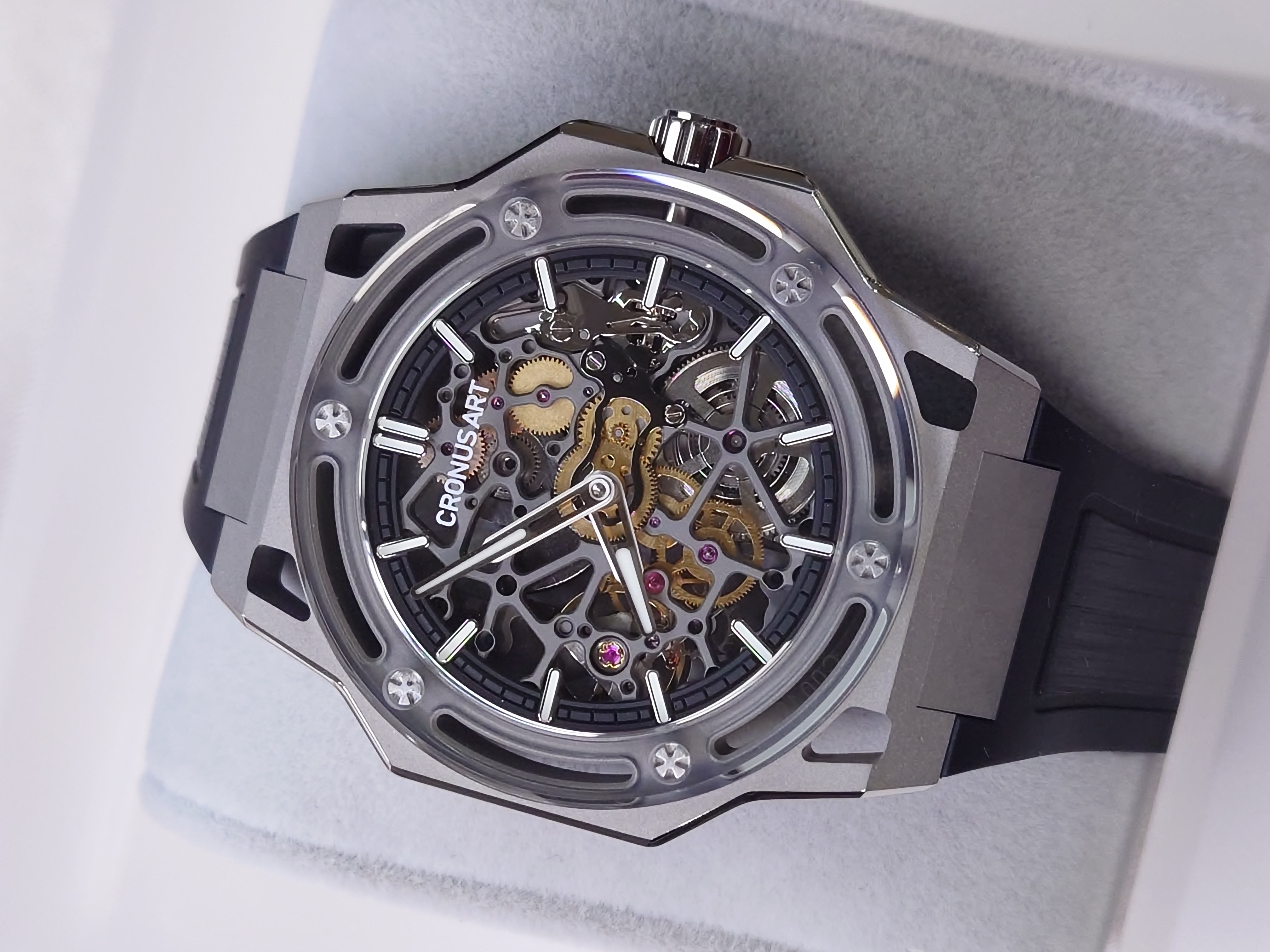 Cronus Art 探險者珍珠陀機械表 Grey