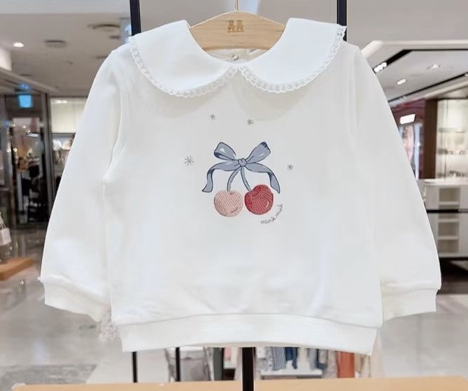 B0028 櫻桃娃娃領衛衣