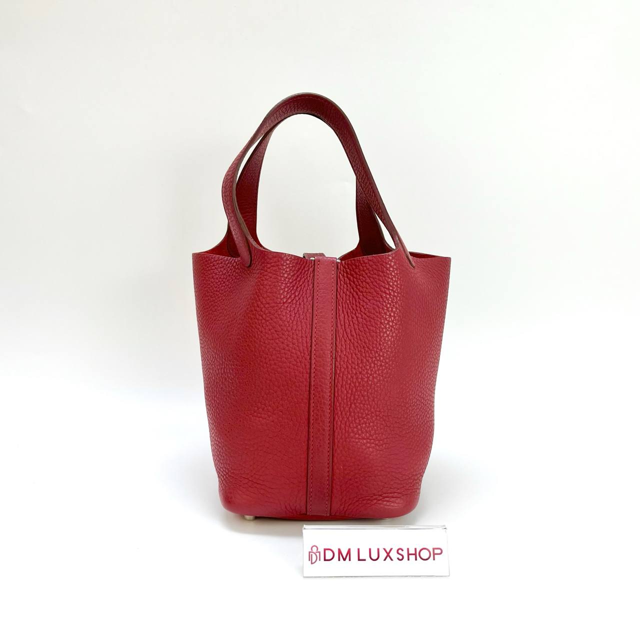 Hermes Picotin 18 Rouge Casaque PHW (Stamp Square P, Y:2012)