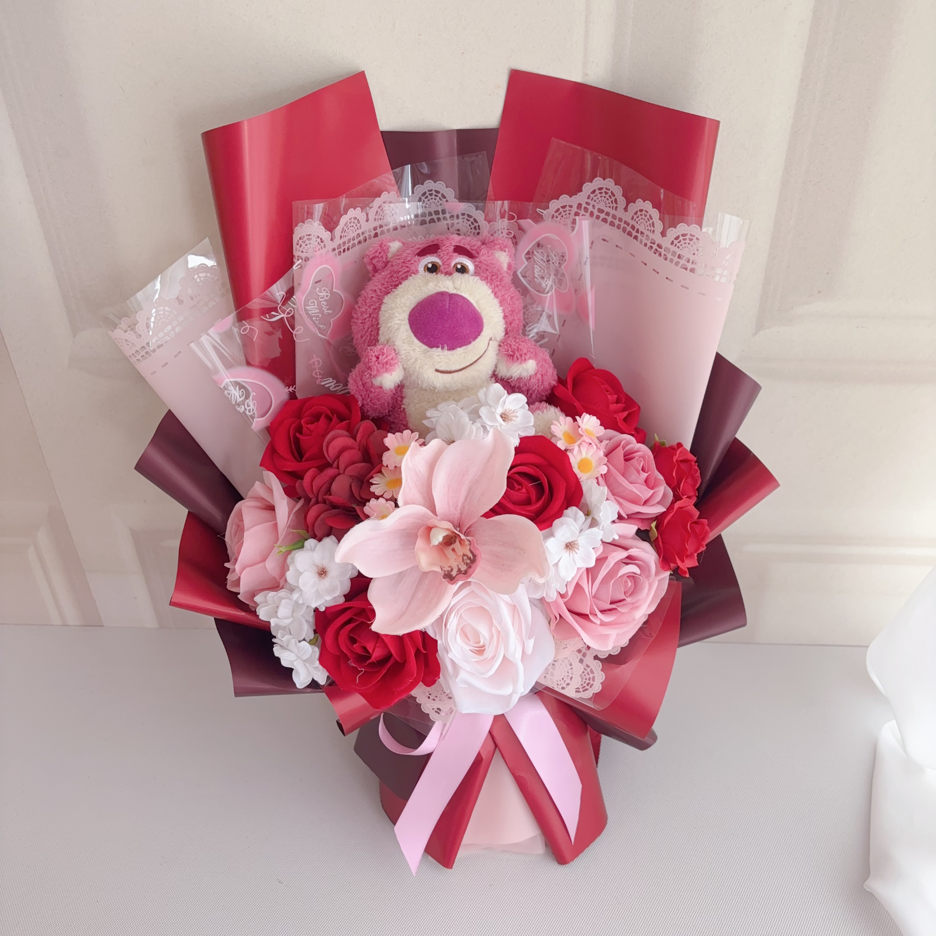 (現貨)勞蘇公仔花束