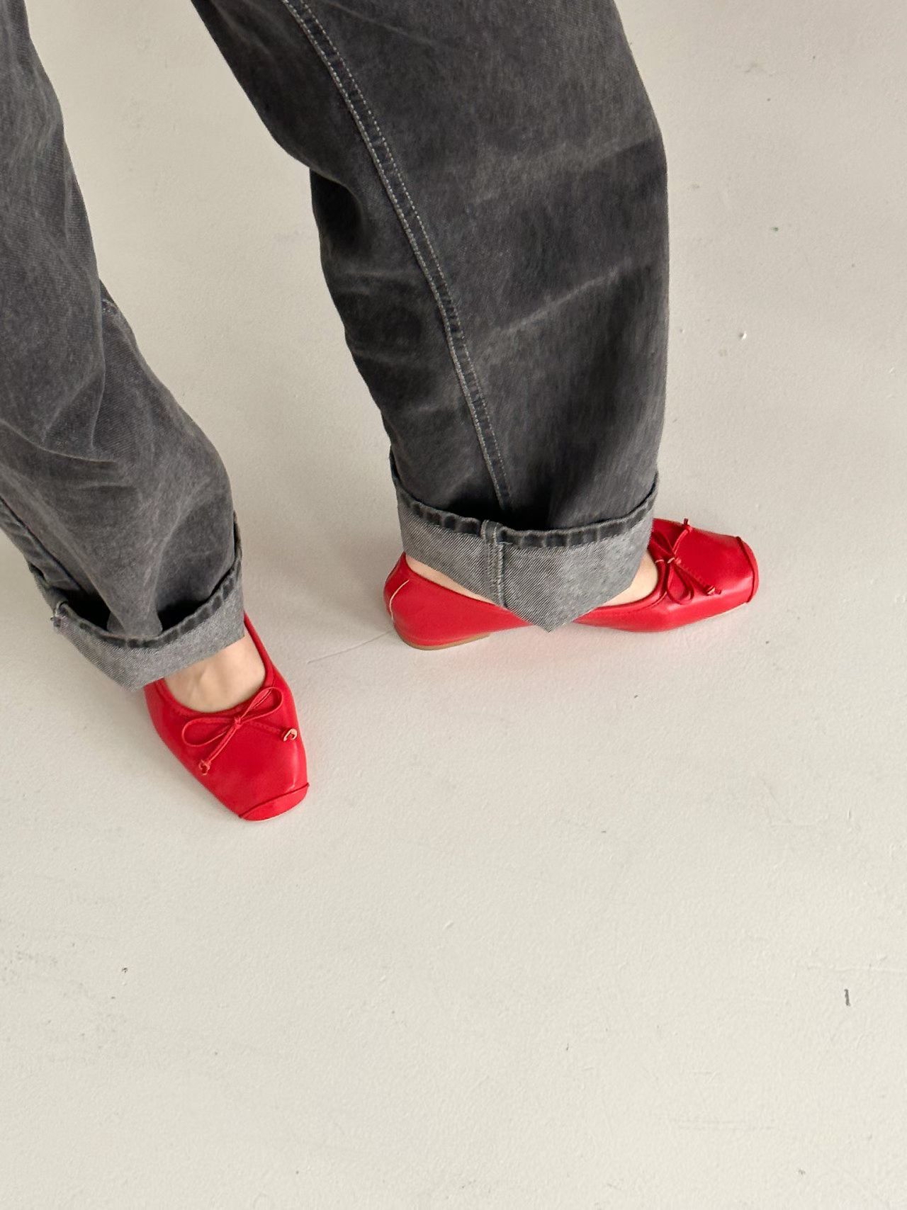 Classic ballet flat shoes