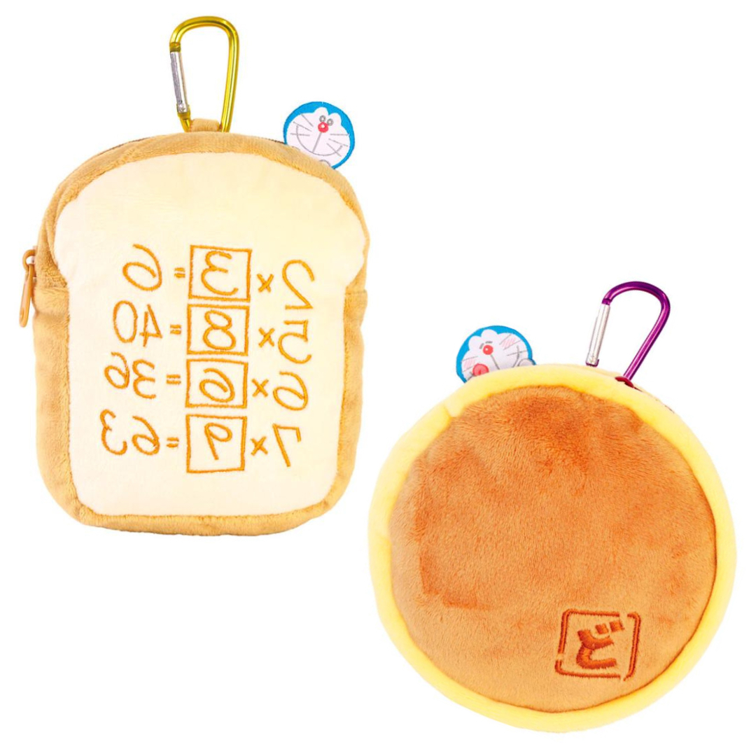 [現貨 記憶面包] 多啦A夢小物袋 Pouch Doraemon 掛扣 （記憶面包 豆沙包）