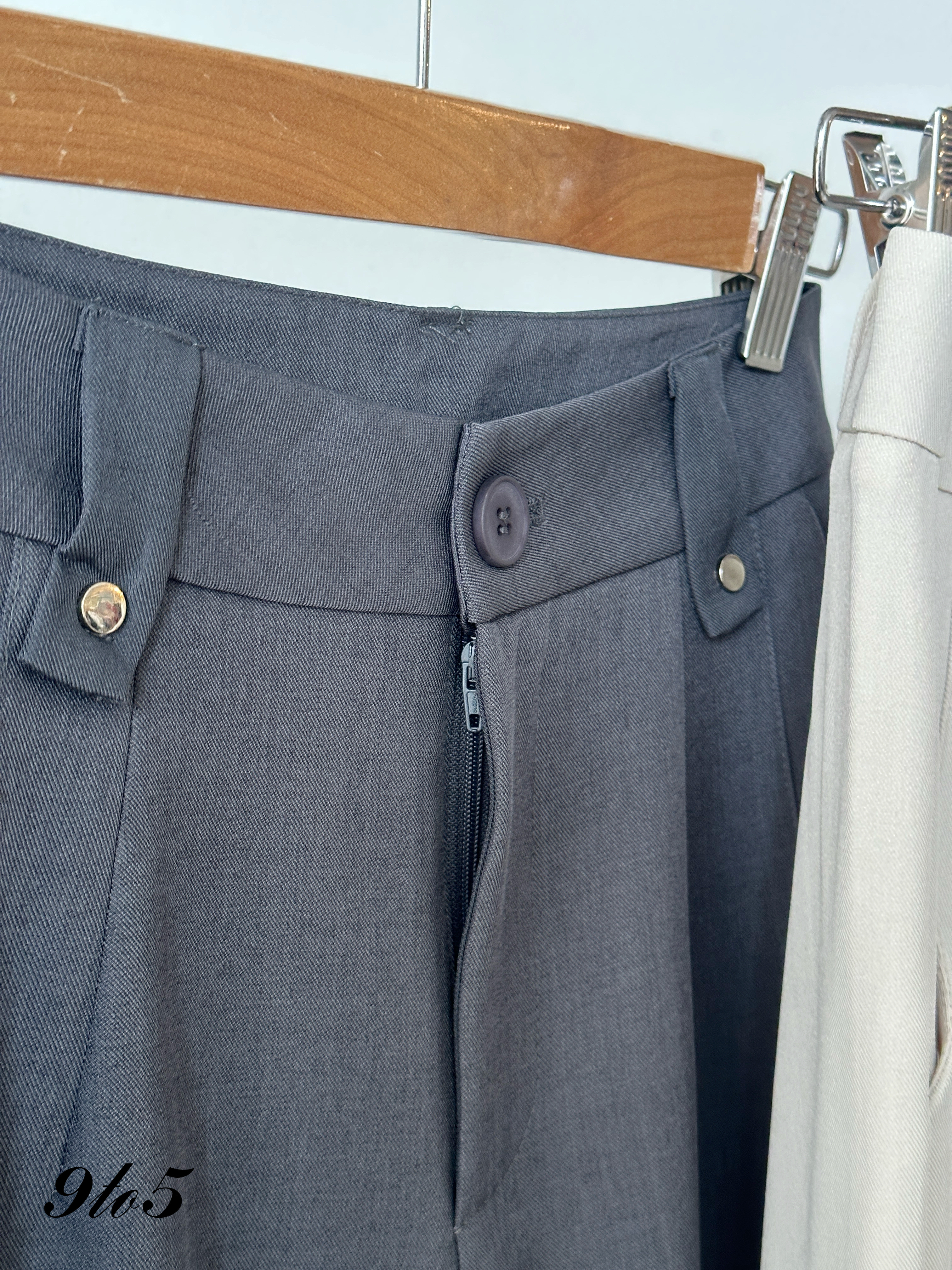 S1898 High Waist Long Pants - 3 Colors 