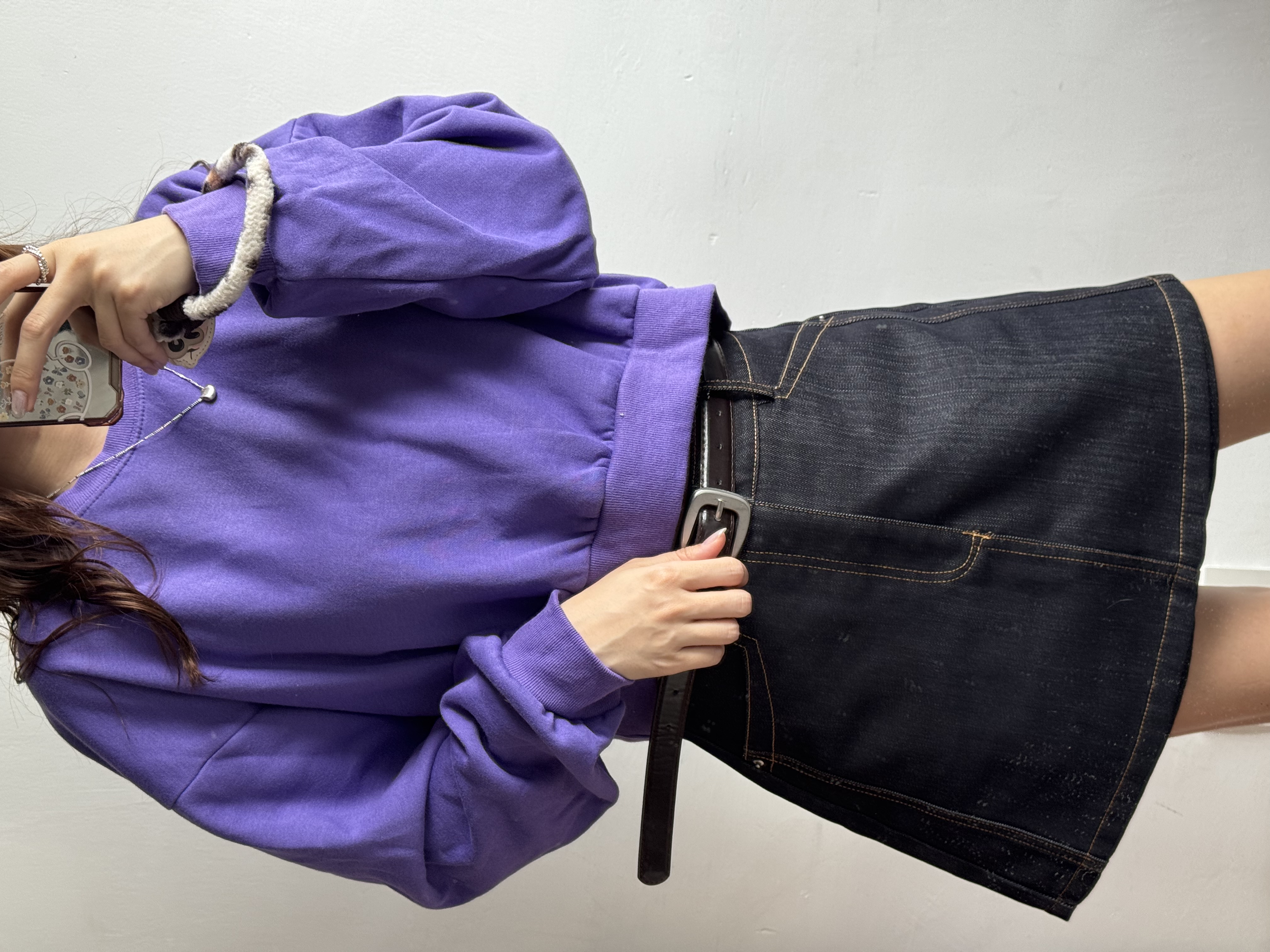 特價 抓毛底淨色top 