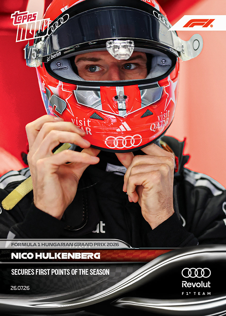 Nico Hülkenberg - 2026 F1 Topps Now #52 Hungarian GP 紀念卡【團購】