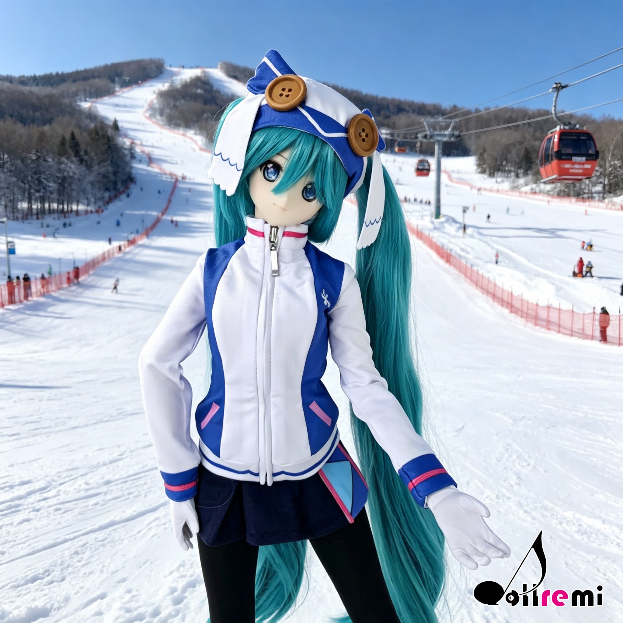 【dollremi】(DD0926) COS 初音未來 Hatsune Miku - SNOW MIKU 雪未來 2016