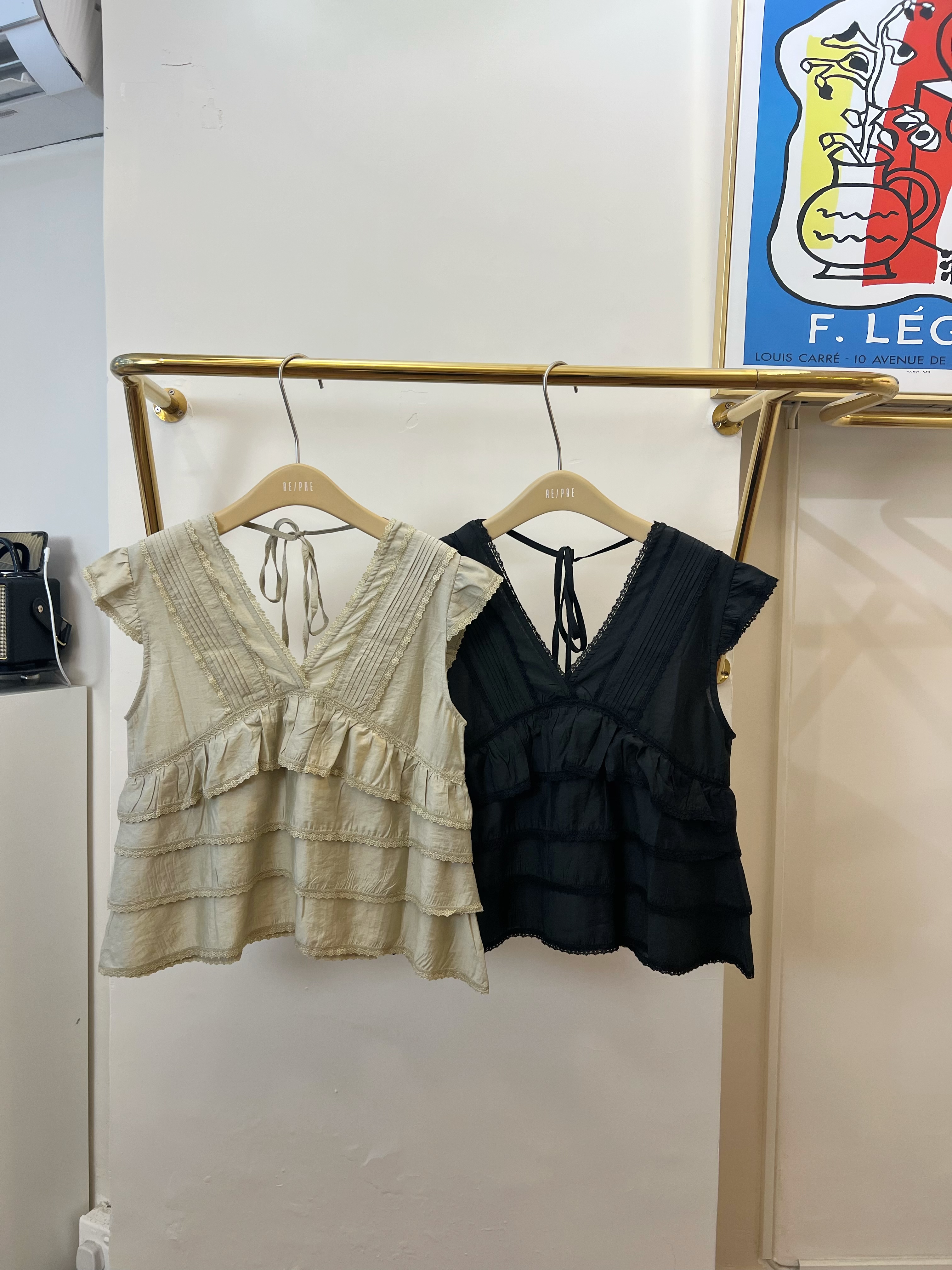 荷葉邊ruffles top