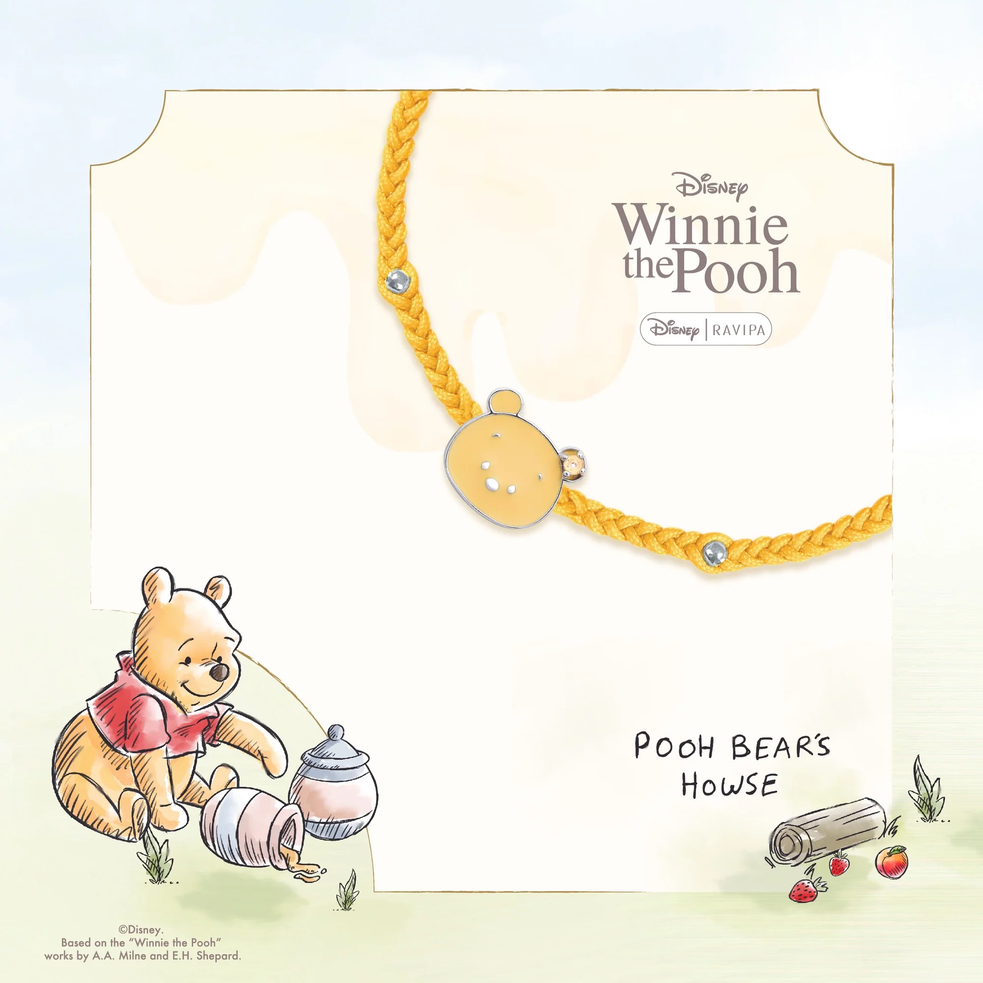 📦訂購 泰國代購 RAVIPA Disney Winnie the Pooh Bracelet 小熊維尼 手鏈