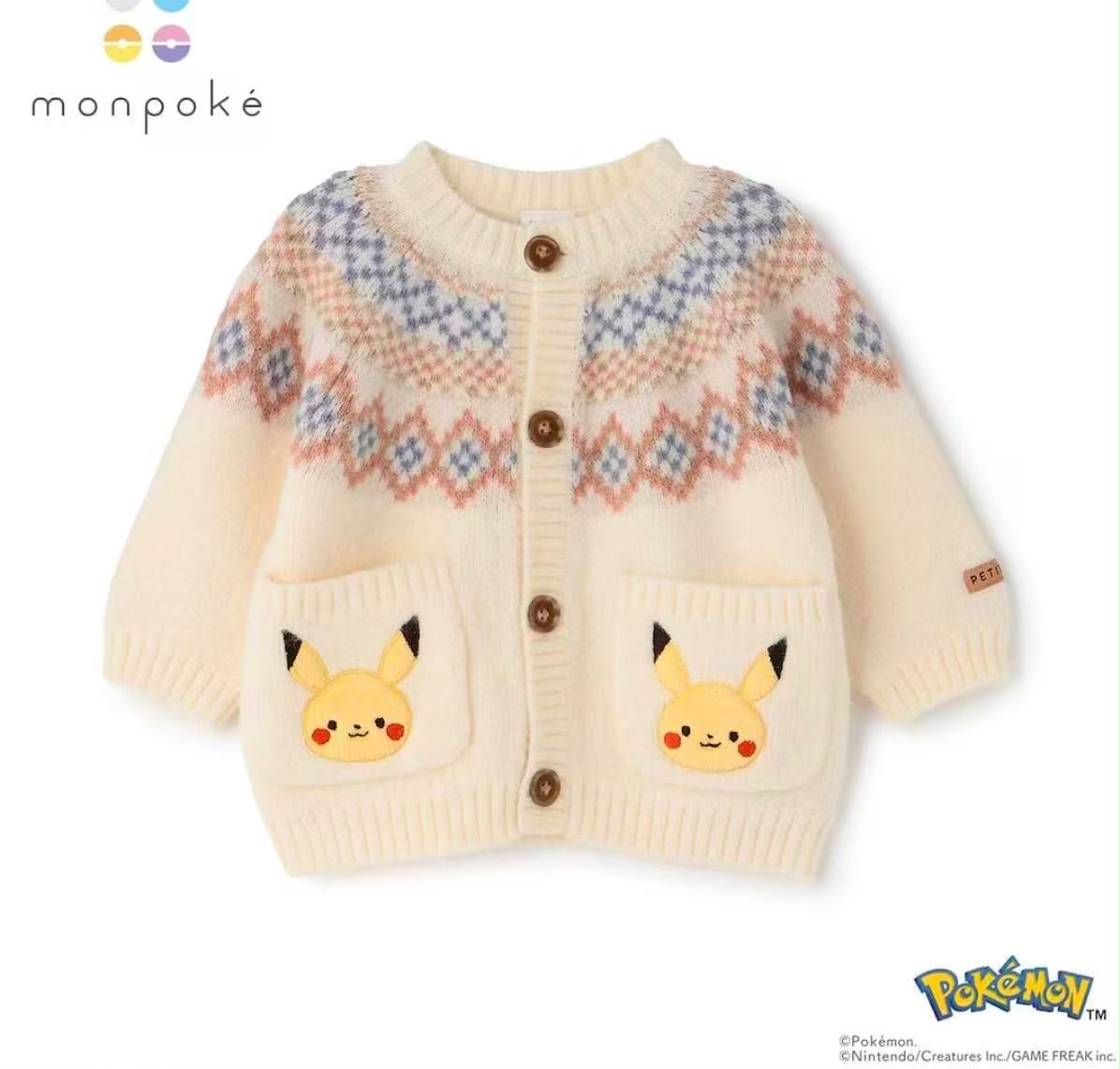 預訂款～#1031 🇯🇵日單 Pokémon 系列冷衫(2件以上減$10）