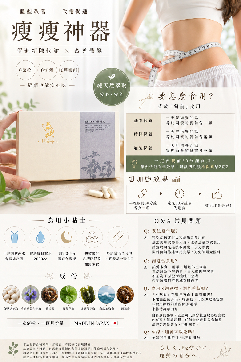 10/5出貨 預購「瘦瘦神器」升級配方