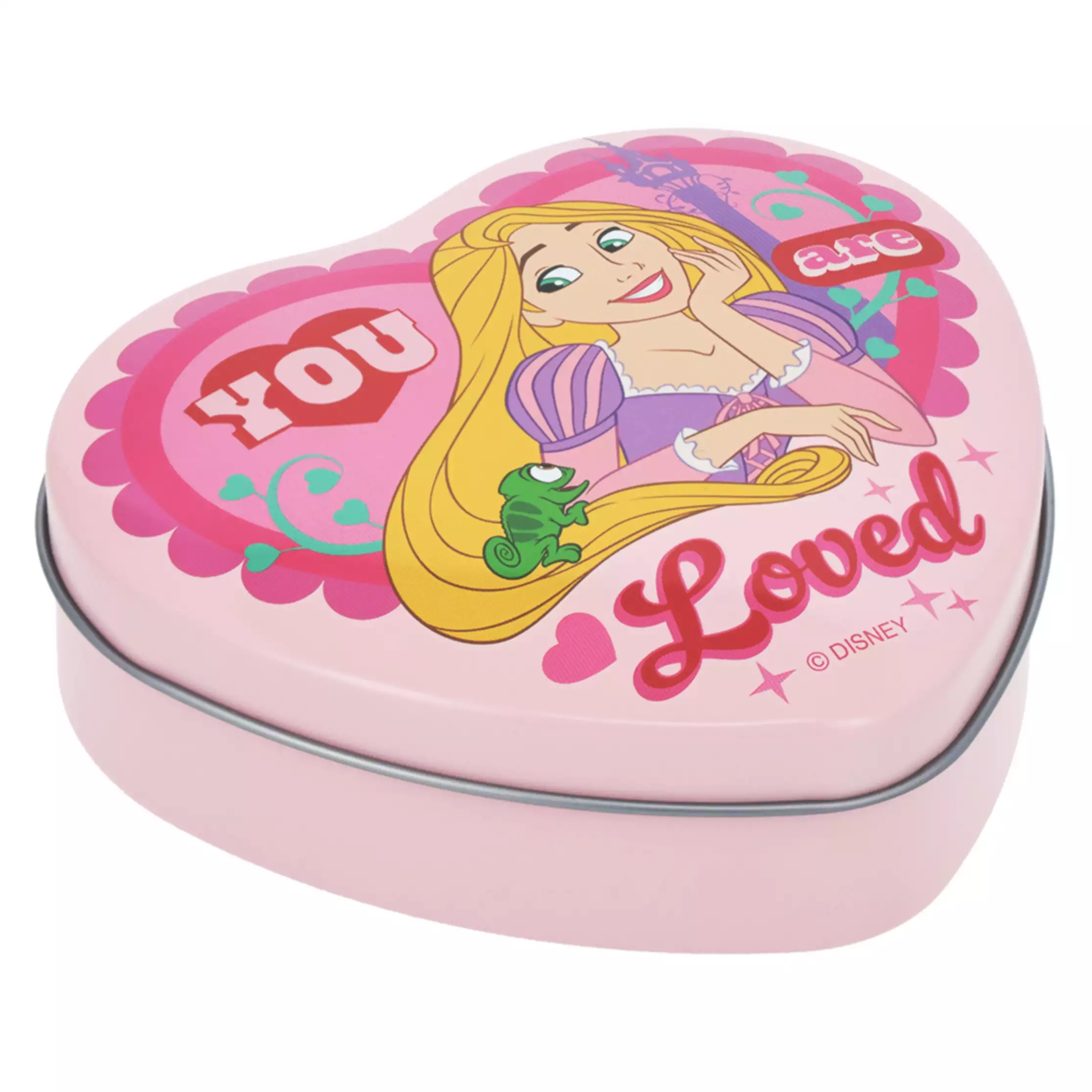 日本預訂📍東京迪士尼公長髮主圖案心心鐵盒餅乾