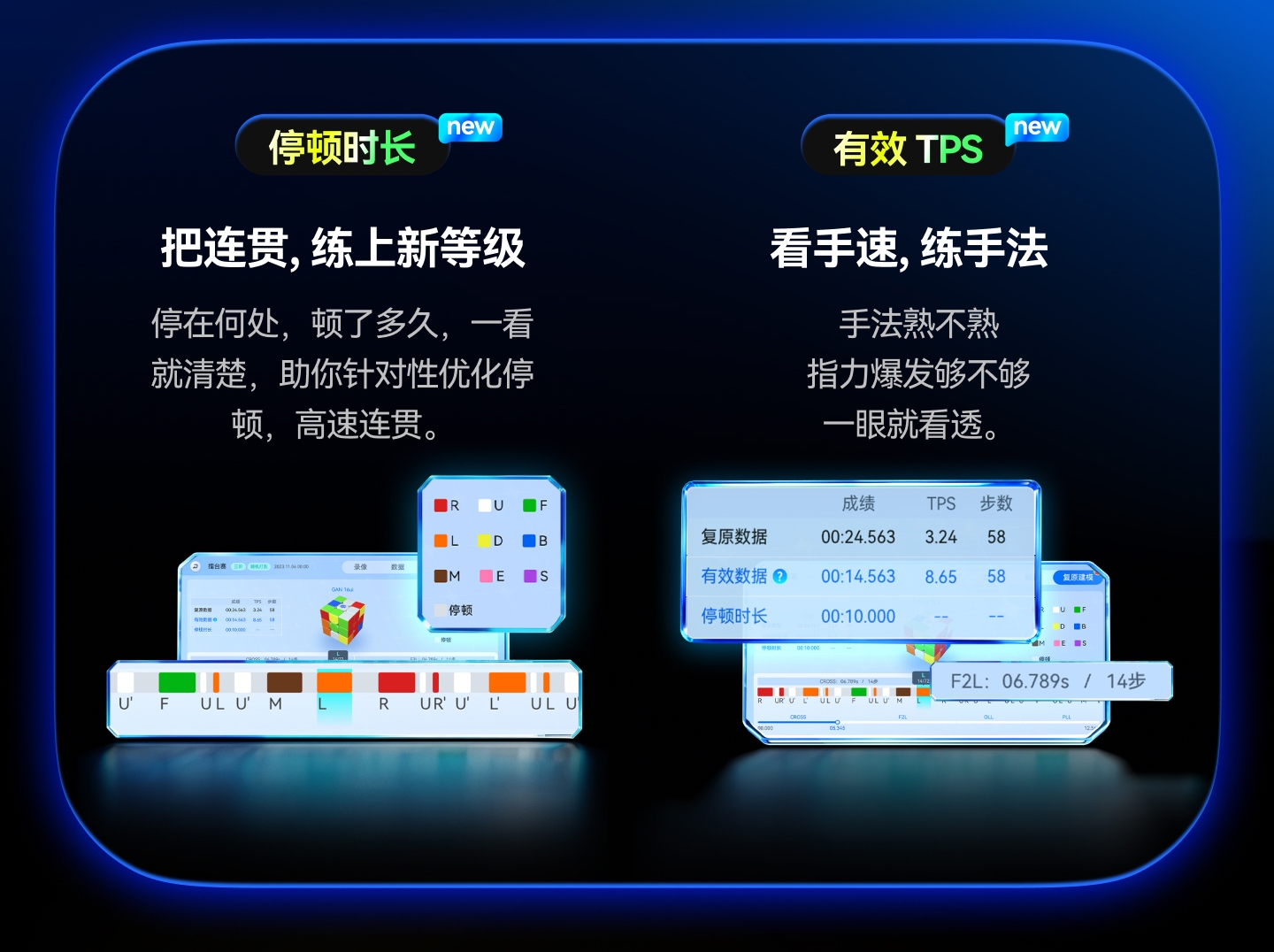 GAN 16 Ui MagLev 旗艦智能3x3藍芽扭計骰 (3x3 Smart Cube)