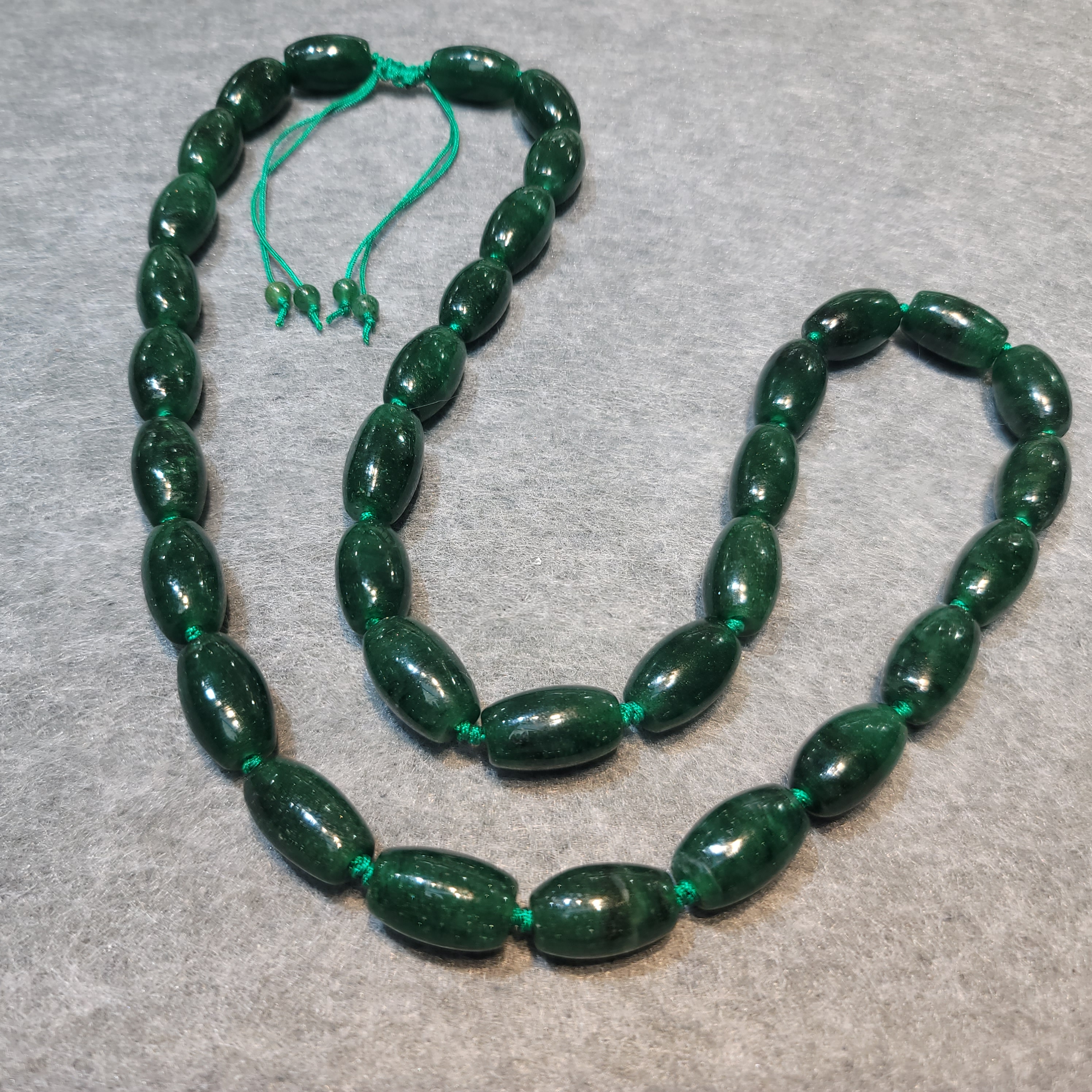 深東寧欖形織繩頸鏈