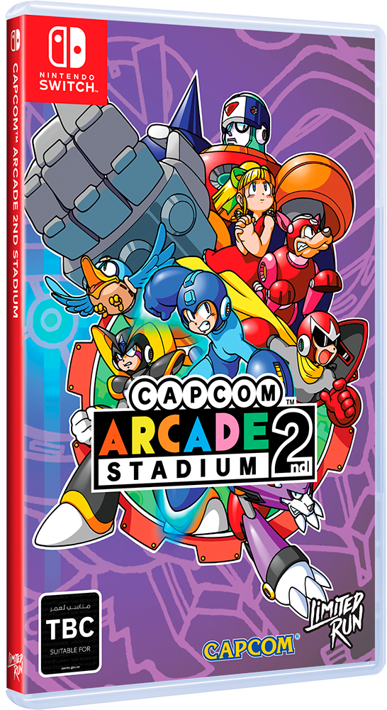 【預售 10月13日到貨】NS Capcom Arcade Stadium Vol. 2 Cover C (Mega Man) Limited Run Edition  實體卡版本  NSW-4142