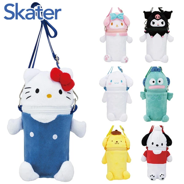 🆕【⭐訂購⭐】🌀 🇯🇵 日本直送 #Skater x #Sanrio 毛公仔造型 鋁塗層內膽 保溫水樽袋［7款選］🌀 [ELJD-0061][261107]