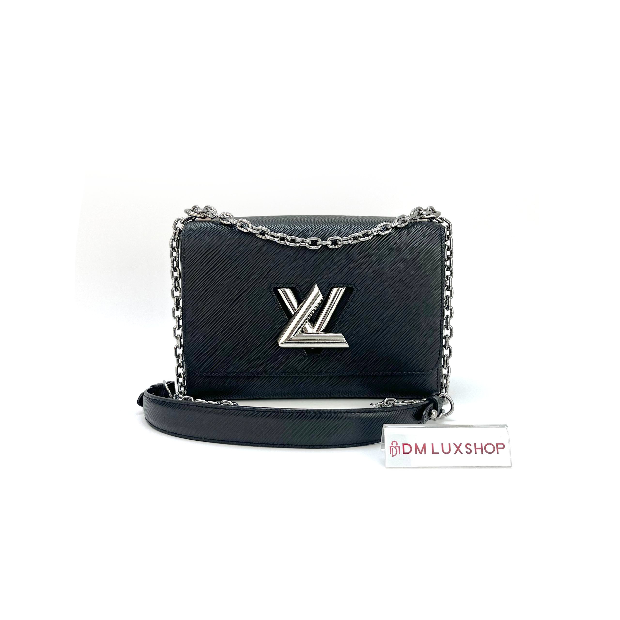 LV Black Epi Twist MM SHW *Missing Mirror*