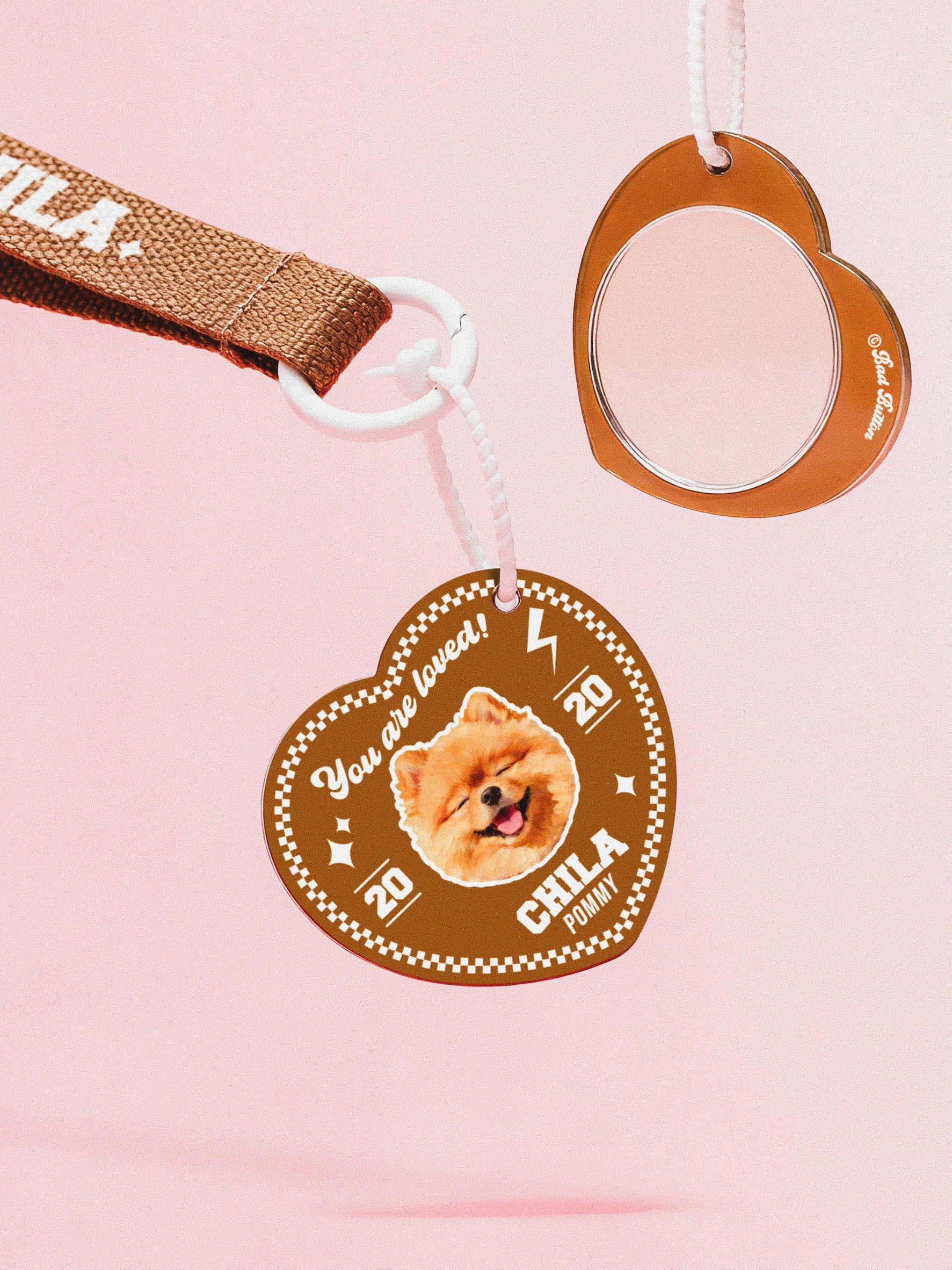 【客製】Beloved - Mirror 隨身小鏡掛飾