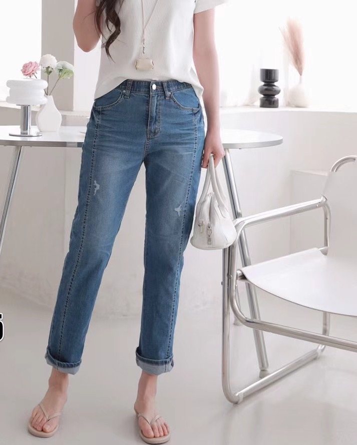 V 牌側骨彈性Cool Jeans 