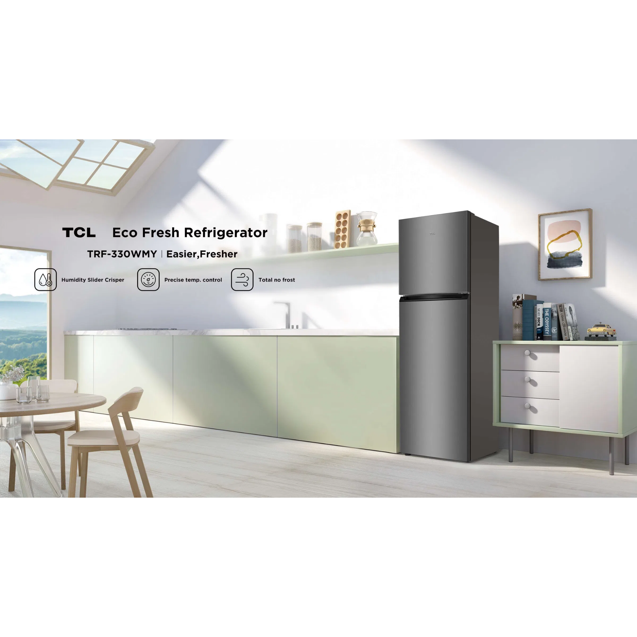 TCL 250L Top Mount Refrigerator (TRF-330WMY)