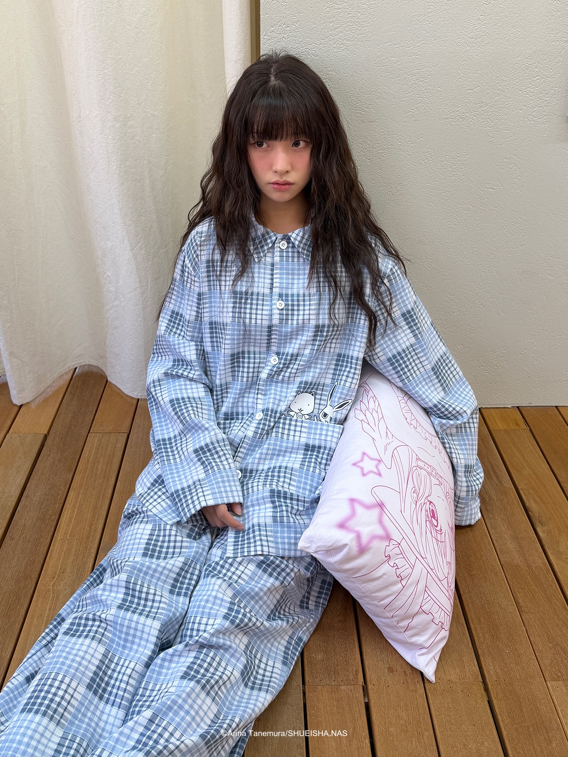 ANGEL PAJAMA SET｜韓國 星河滿月 X CAVISH 服飾系列 (Full Moon） (26204-P)