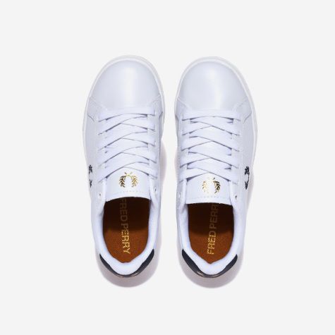 ✨韓國連線✨年終BIG Sale Fred Perry 好平呀😍Fred Perry 波鞋 突發限時特價🈹女裝 (白黑色) (KRS1126)