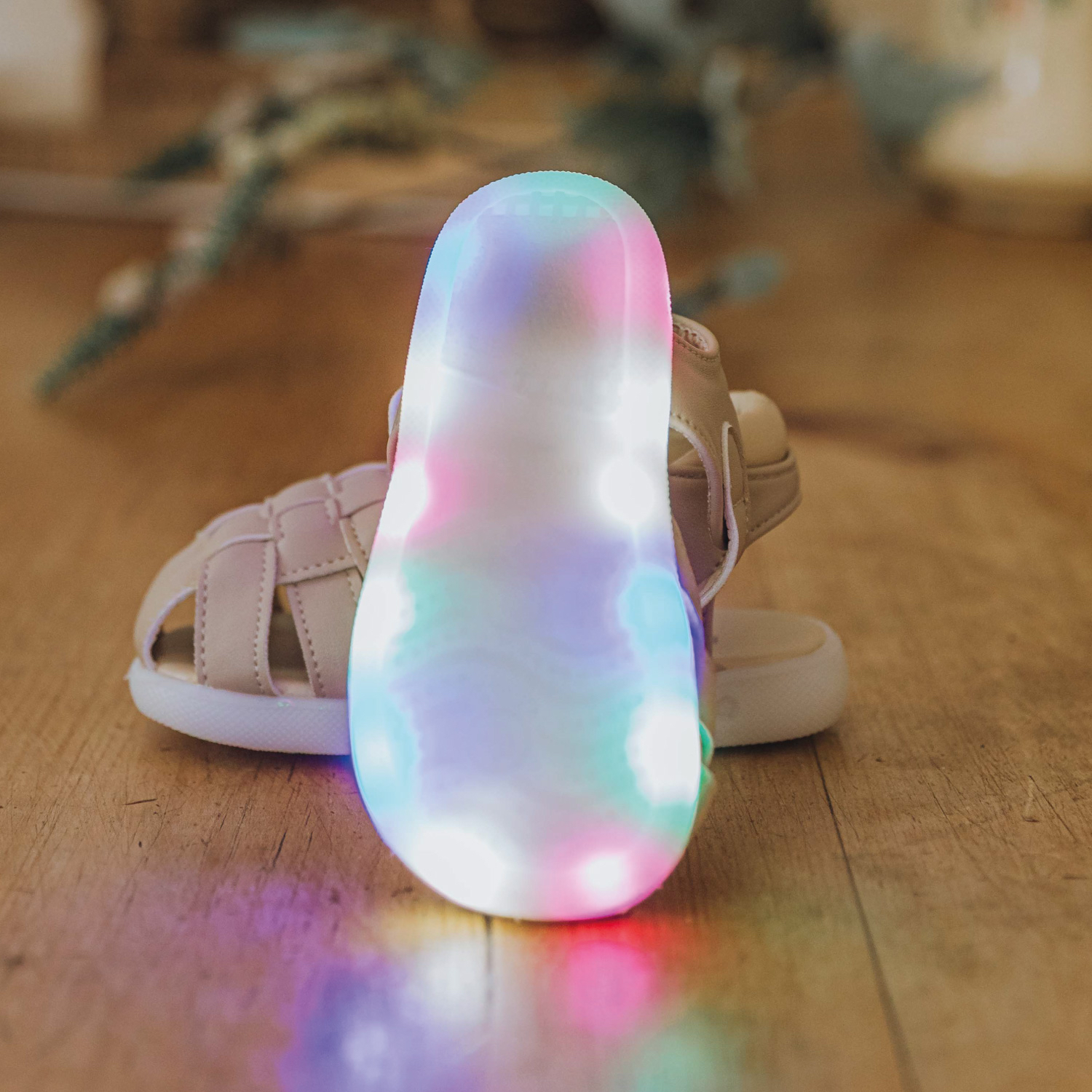 Koongs Koongs Mer LED Sandals（Beige）