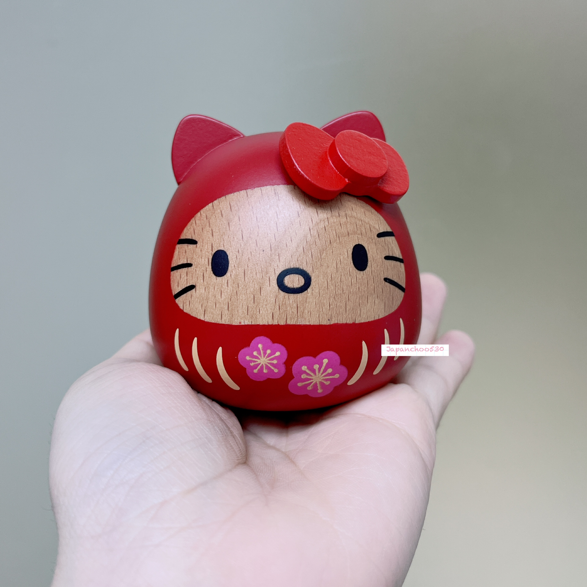 日本現貨/預訂📍日本Sanrio木製達摩造型擺設