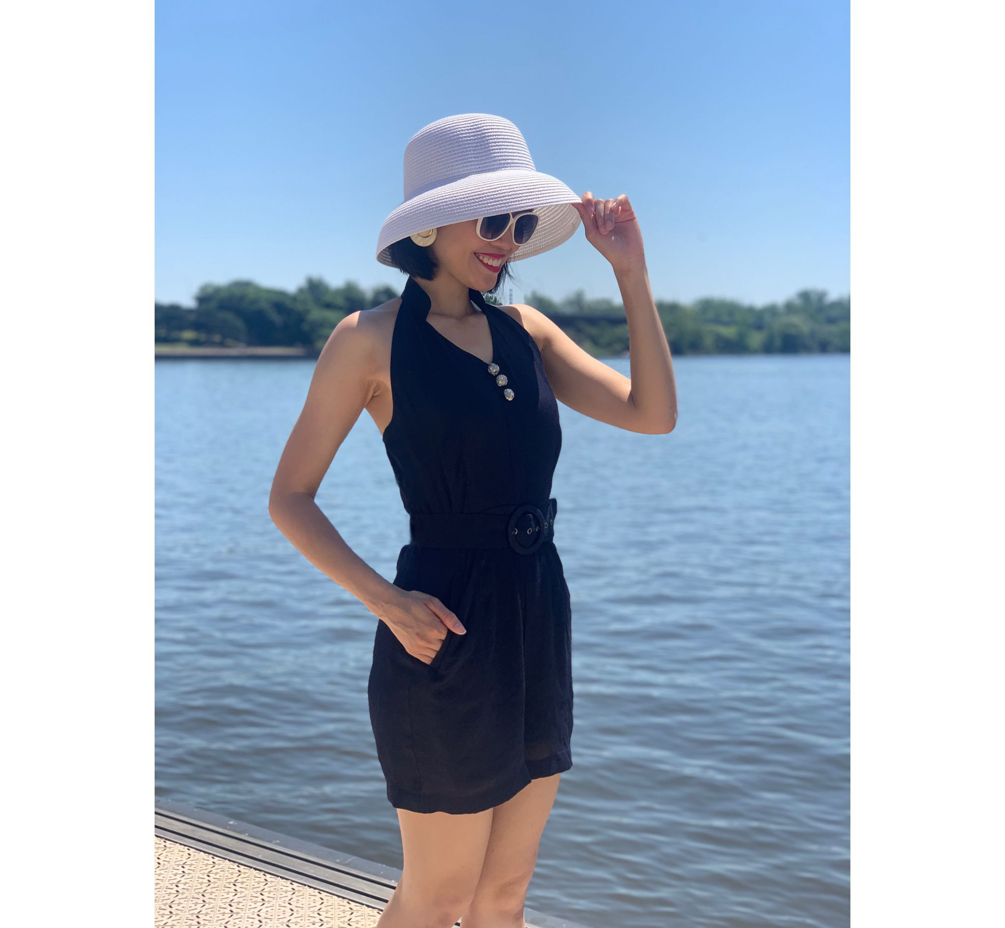(Ready-Made) 1950s Grace in Monte Carlo Jumpsuit (FM160)
