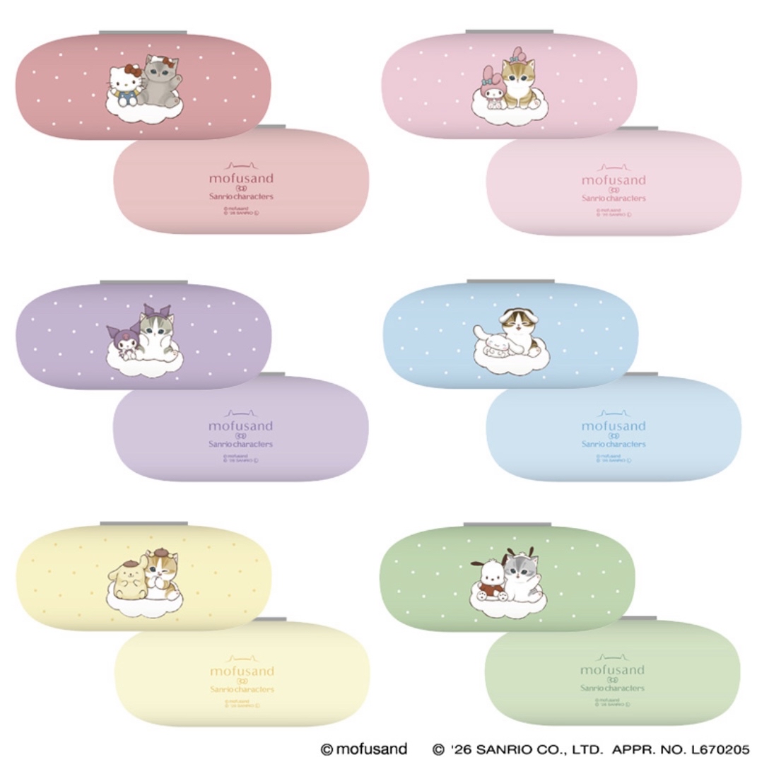 Mofusand 鯊魚貓 眼鏡盒｜預訂