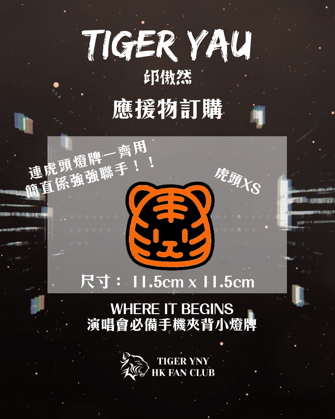 （訂）演唱會必備手機夾背小燈牌