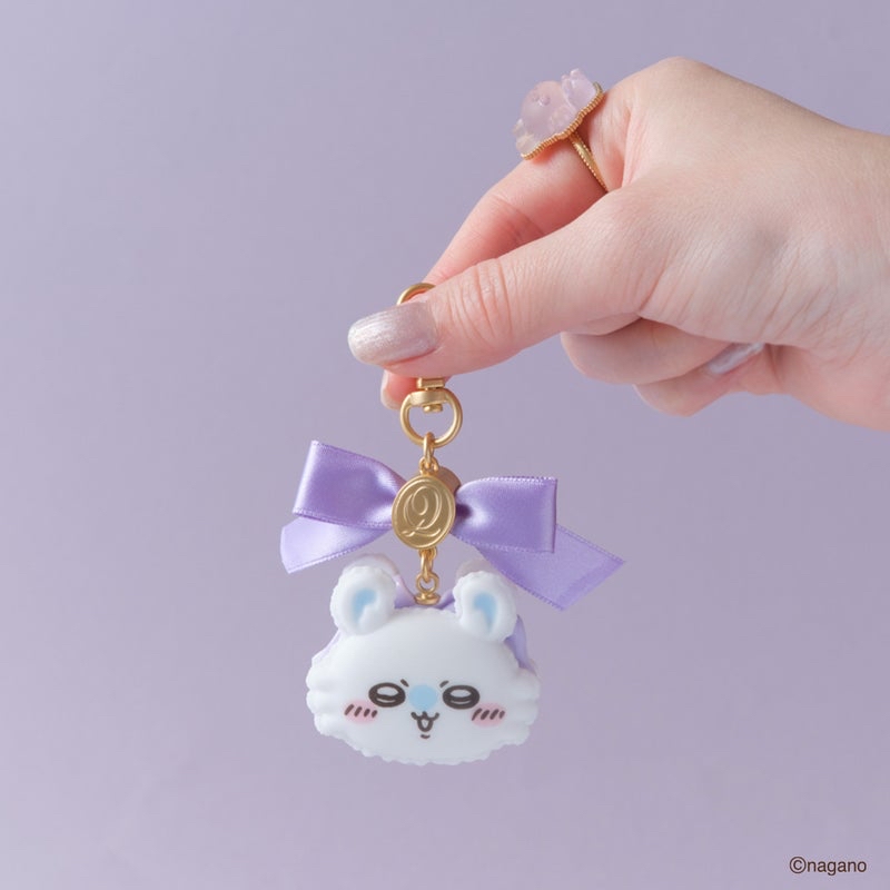 🎀【預訂】Q-POT. x Chiilkawa  馬卡龍包掛飾 - Momonga
