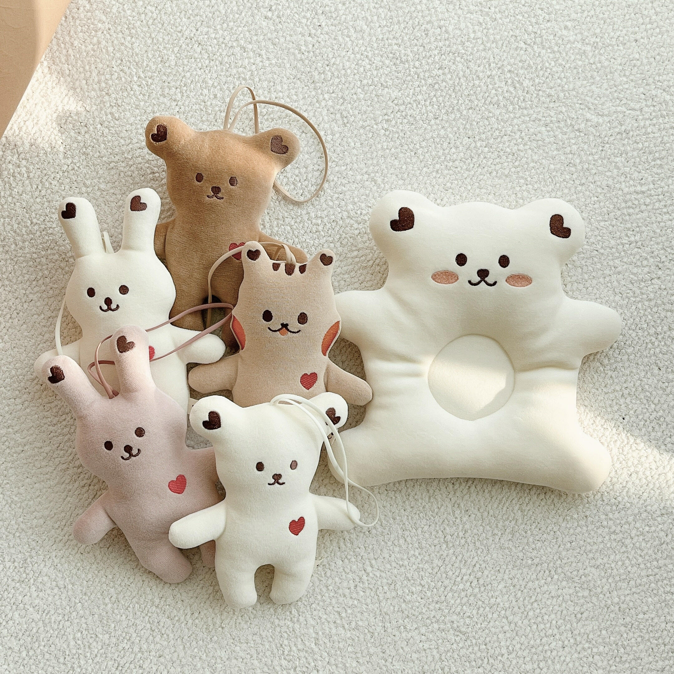 熊仔抱抱定形枕（Beige)