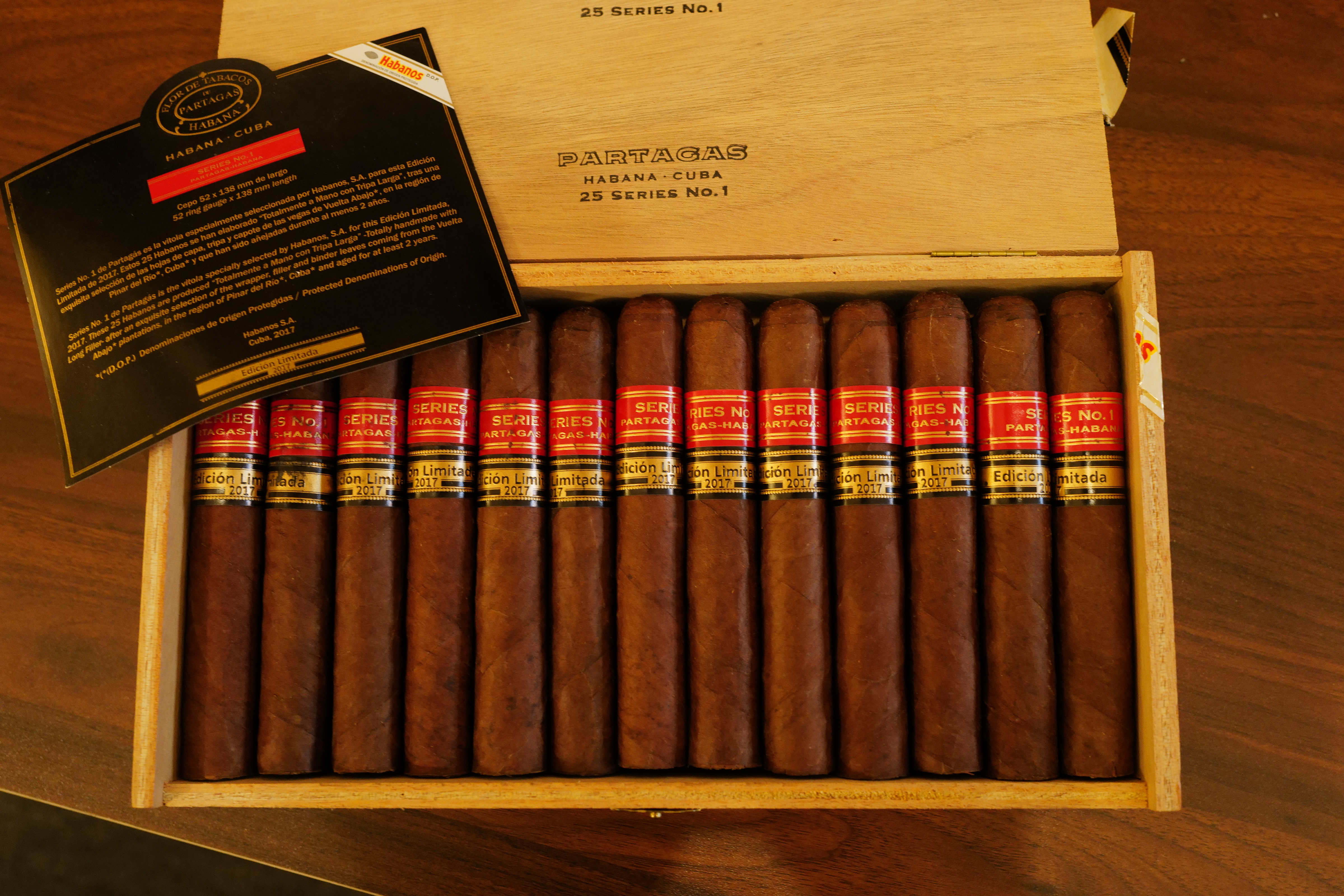 Partagás Serie No. 1 Edición Limitada 2017