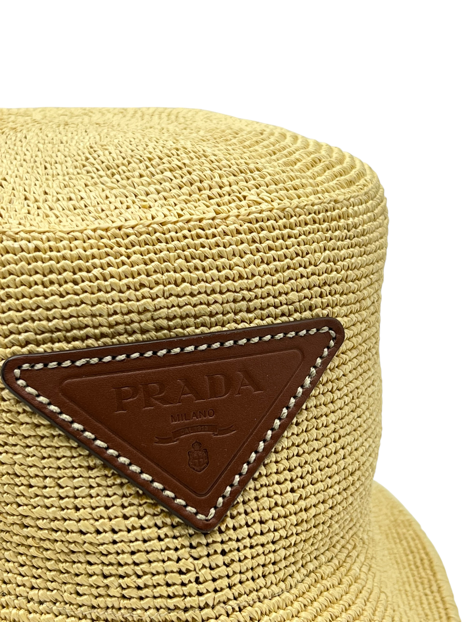 Unused Item PRADA Raffia Bucket Hat / Product Code: 26051013