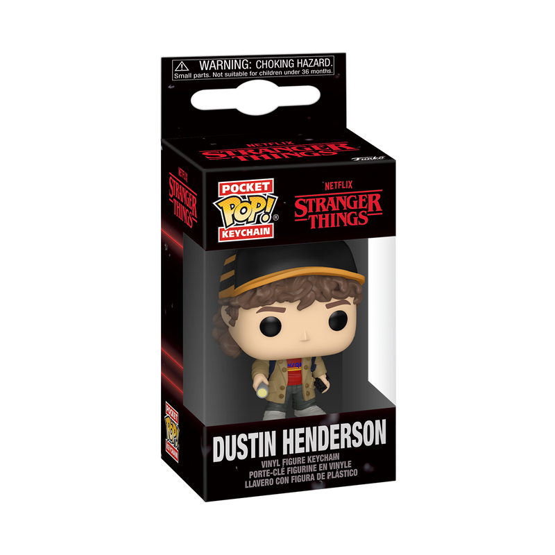 📦訂購 美國代購 Funko POP! STRANGER THINGS Dustin Henderson Keychain 怪奇物語 鎖匙扣