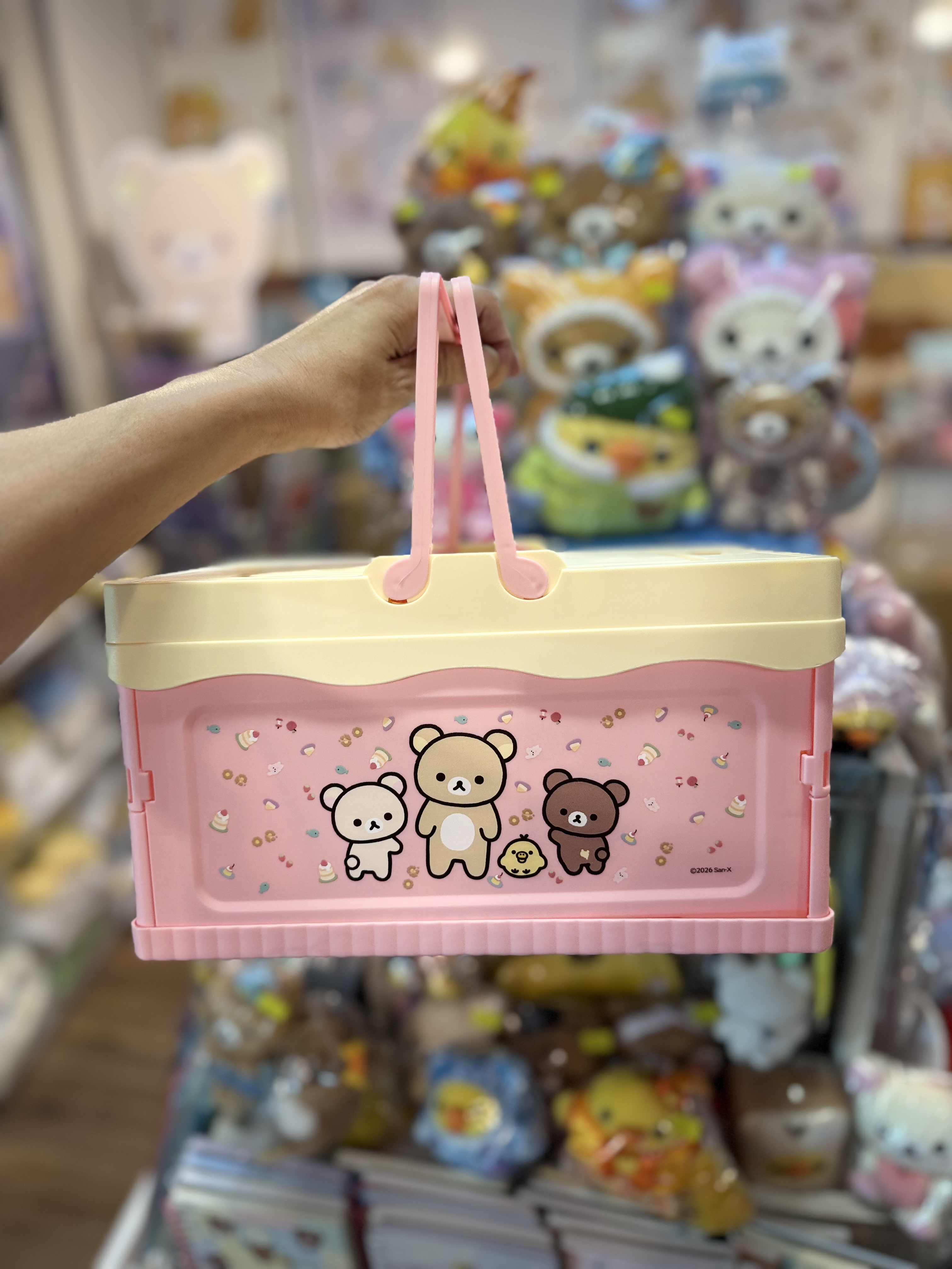 《現貨》全新Rilakkuma摺疊式收納盒