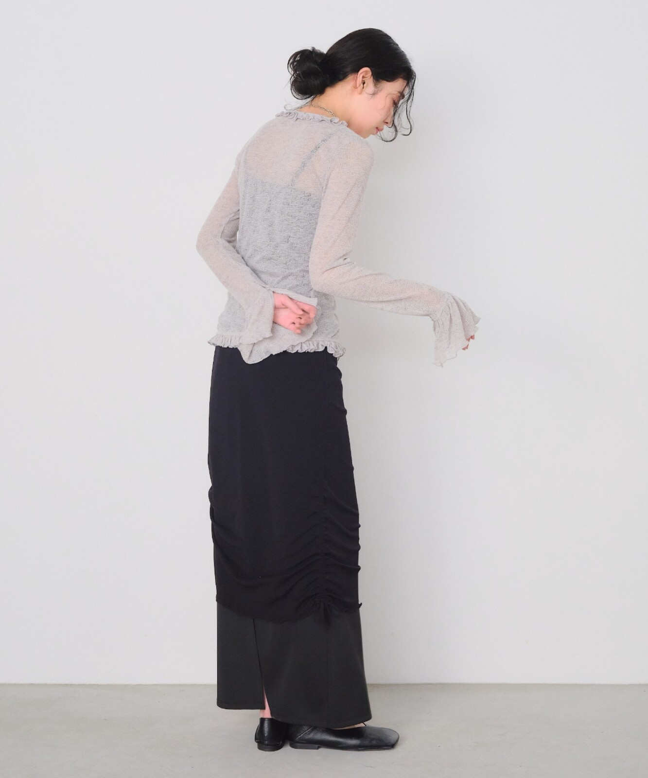 Ruffle針織薄衫【JT030】