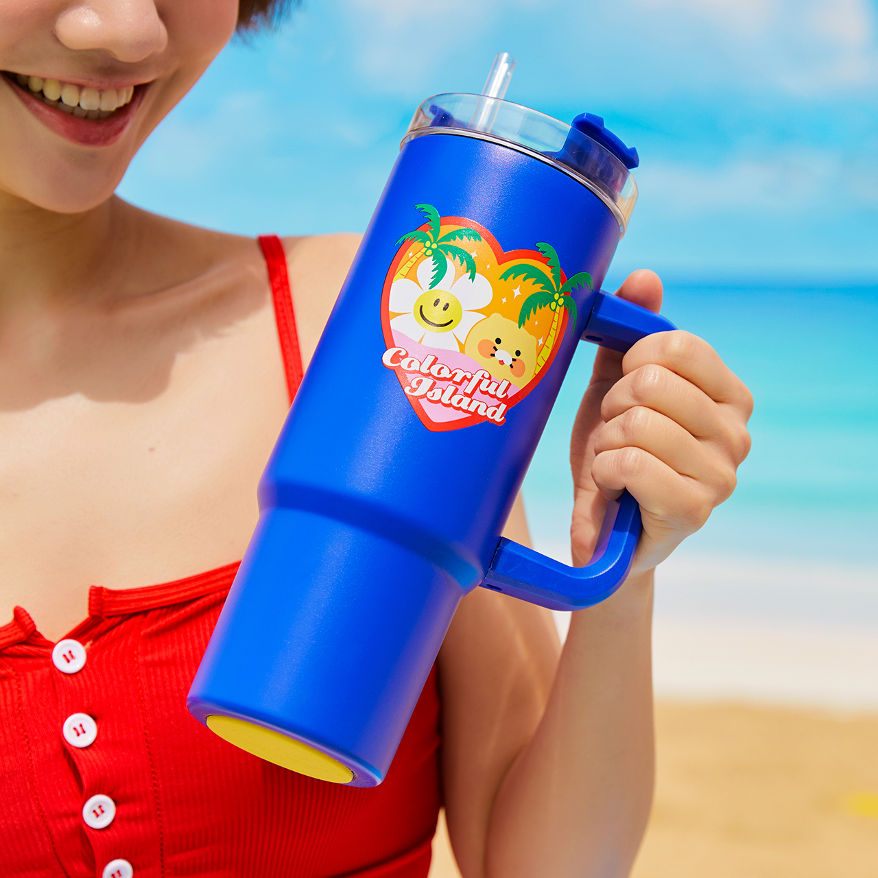 Wiggle Wiggle × Kakao Friends | 940ml Tumbler 